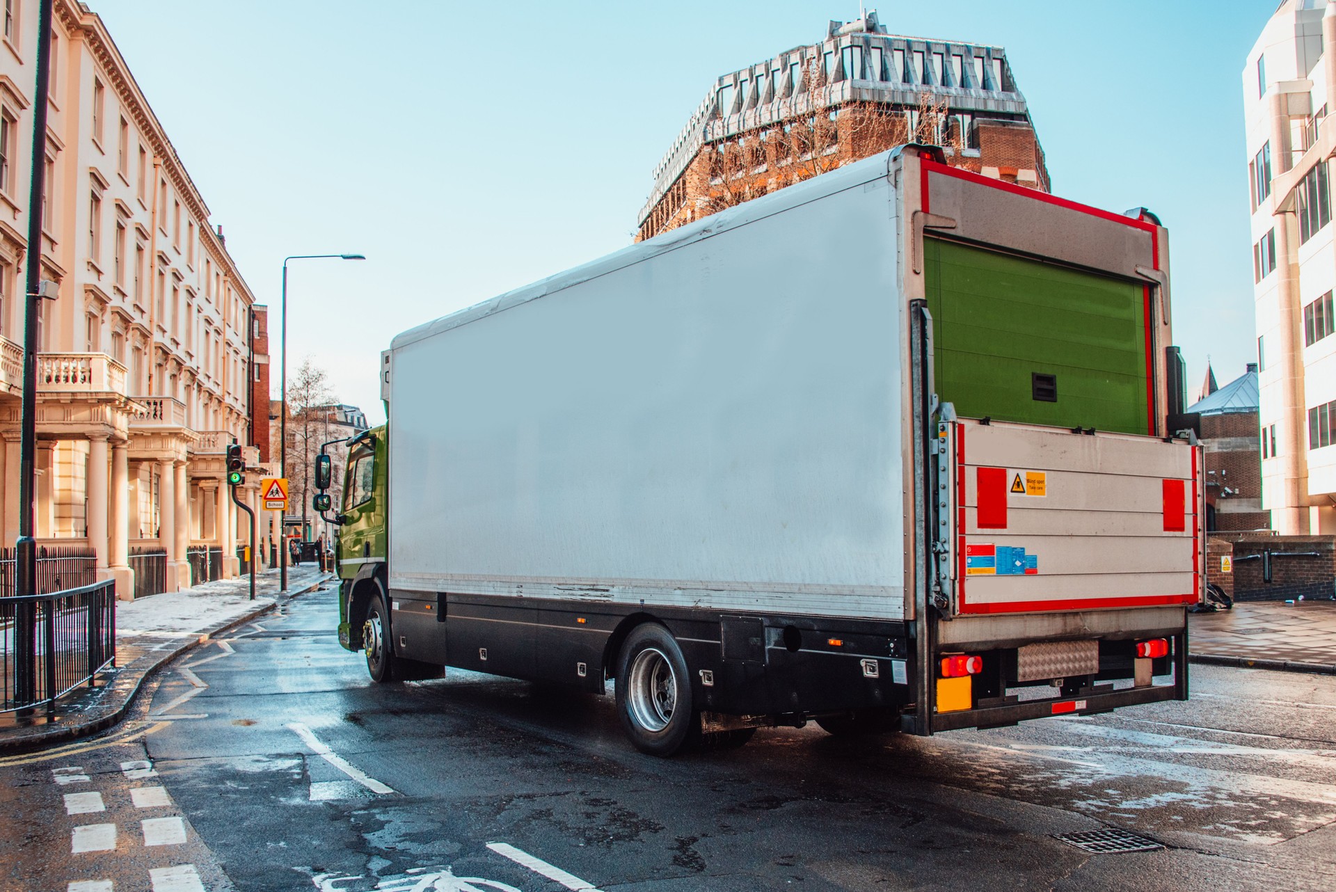Delivery truck